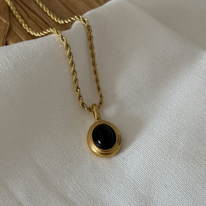 COLLAR BRUNA NEGRO