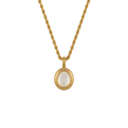 COLLAR BRUNA BLANCO